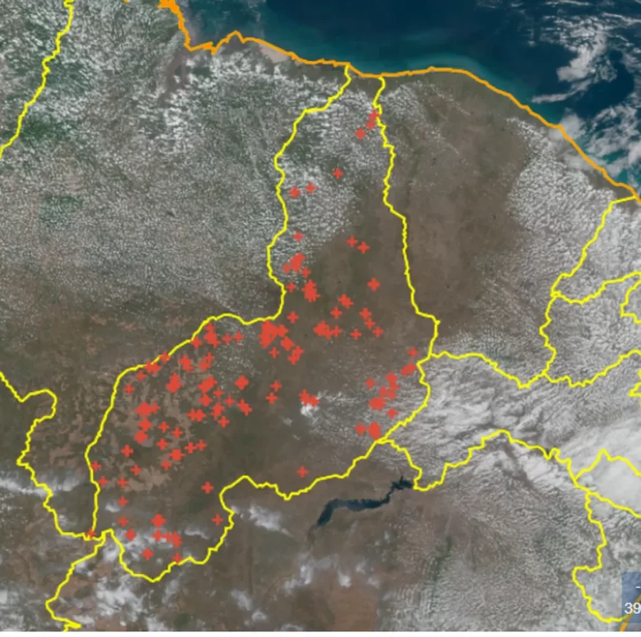 Piauí registra maior número de queimadas do país e Bom Jesus bate recorde de temperatura 41,5°C