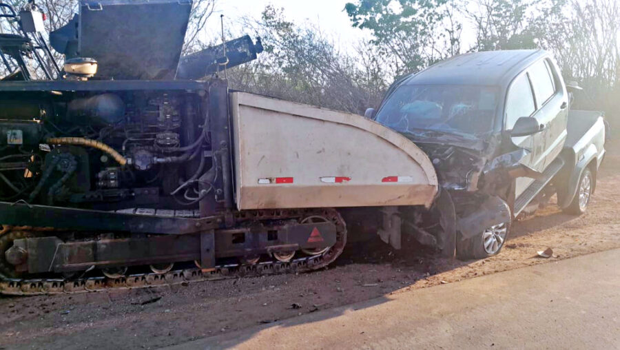 Fazendeiro perde a vida em acidente com máquina de asfalto na BR-135, Sul do Piauí