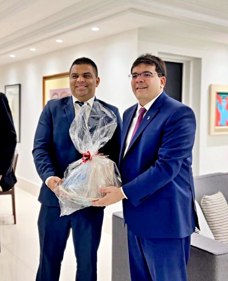 Vice-prefeito Arley Borges se reúne com governador do Piauí em Teresina