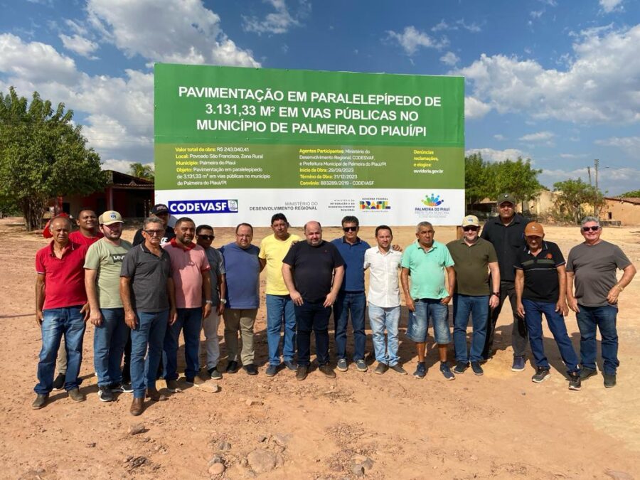 Prefeito João da Cruz assina ordem de serviço de mais de 3mil M² de calçamento na zona rural