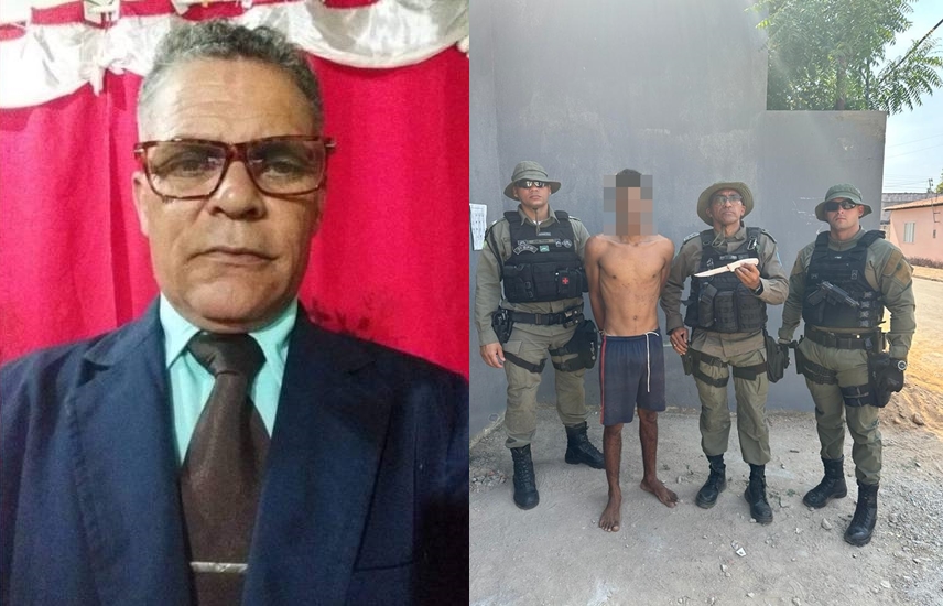 Preso por assassinato de pastor a facadas tem prisão convertida em preventiva em Curimatá