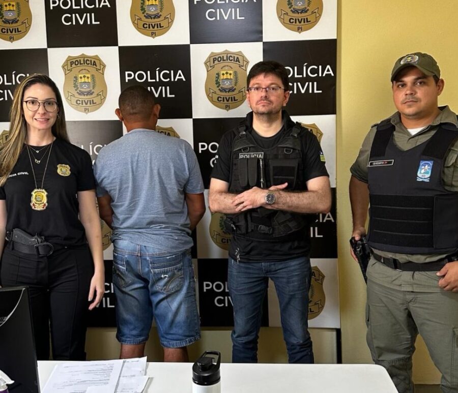 Polícia Civil prende suspeito de estupro de vulnerável em Palmeirais