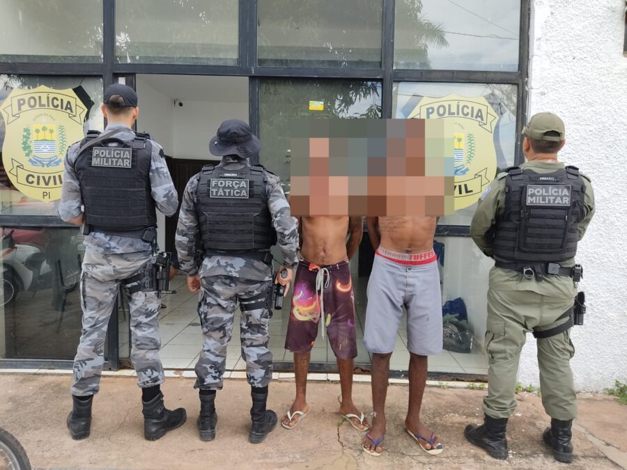Operação Policial em Currais, prende dois suspeitos de roubos em Bom Jesus