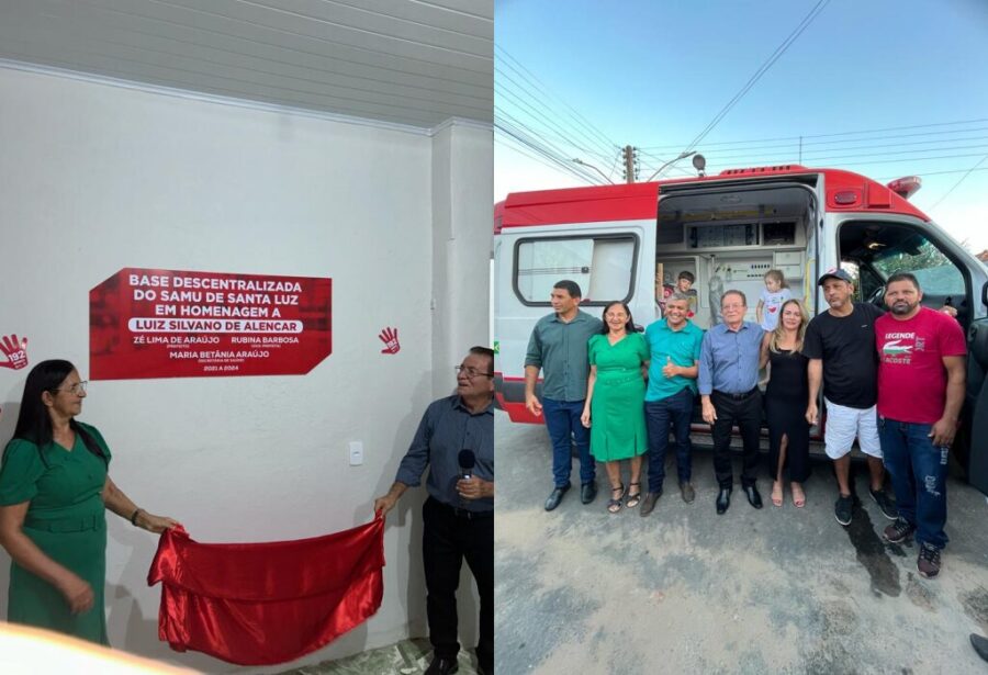 Zé Lima inaugura Base do SAMU em Santa Luz, Sul do Piauí