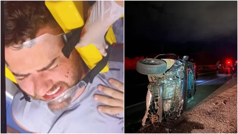 URGENTE: Zé Neto, da dupla Zé Neto e Cristiano, sofre acidente de carro