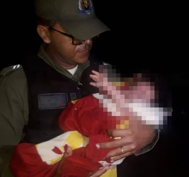 Bebê de 4 meses é resgatado em terreno baldio após mãe sofrer tentativa de homicídio no PI