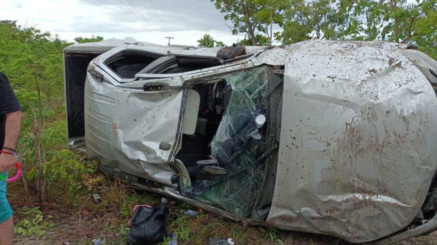 Criança de 8 anos morre em acidente na BR-343 em Buriti dos Lopes