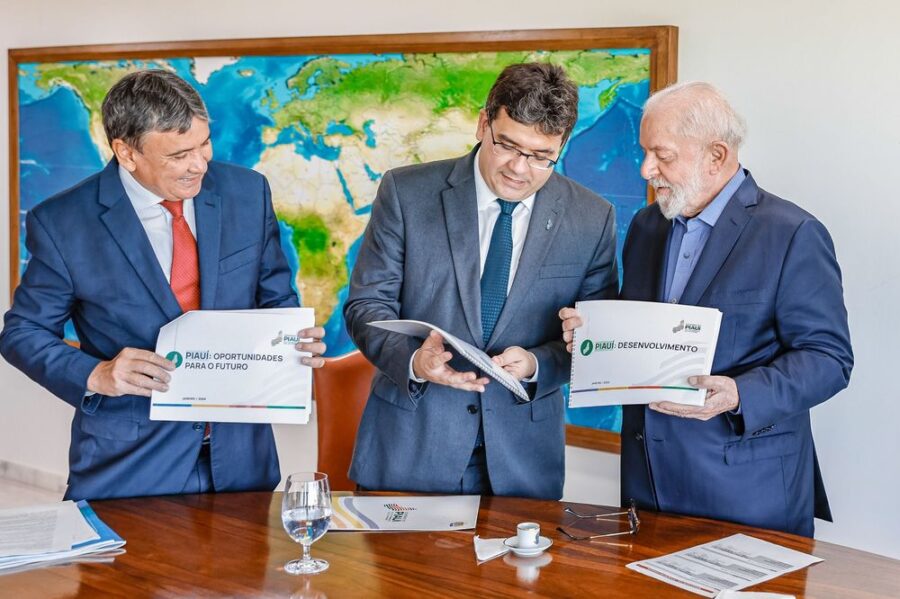 Em audiência com Lula, Rafael apresenta projetos de hidrogênio verde e pede mais investimentos para o Piauí