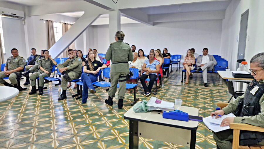 Patrulha Maria da Penha em Bom Jesus (Foto: 19º BMP)