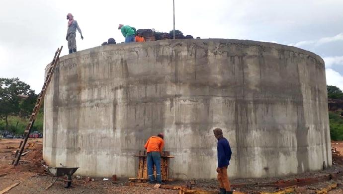 Ampliação do abastecimento de água em Parnaguá está com 95% das obras concluídas
