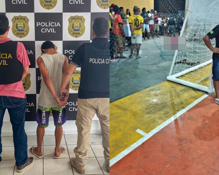 Preso acusado de homicídio durante jogo no Poliesportivo em Bom Jesus