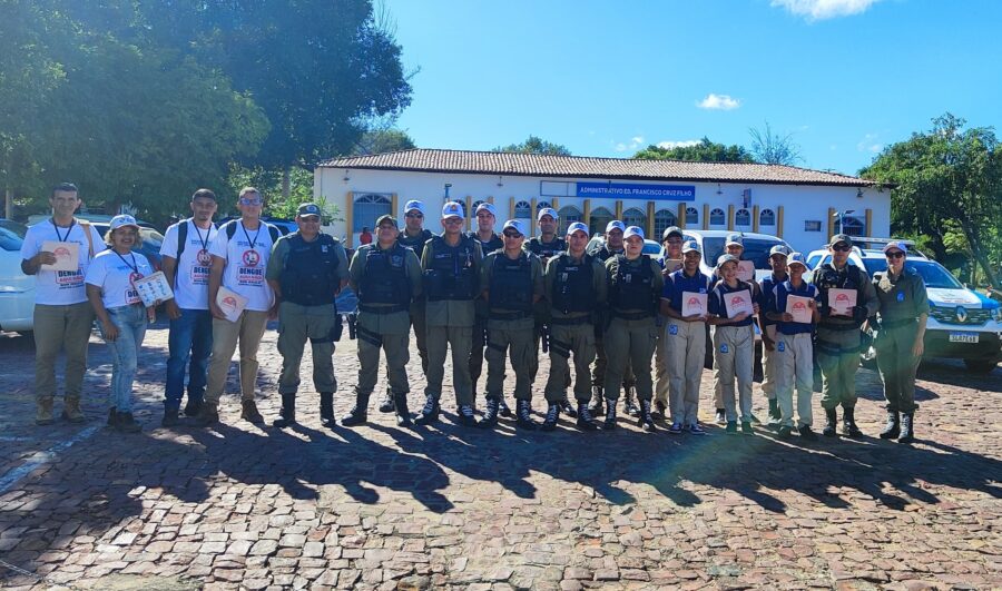 Polícia Militar e Secretaria de Saúde de Bom Jesus unem forças em Blitz educativa contra a Dengue
