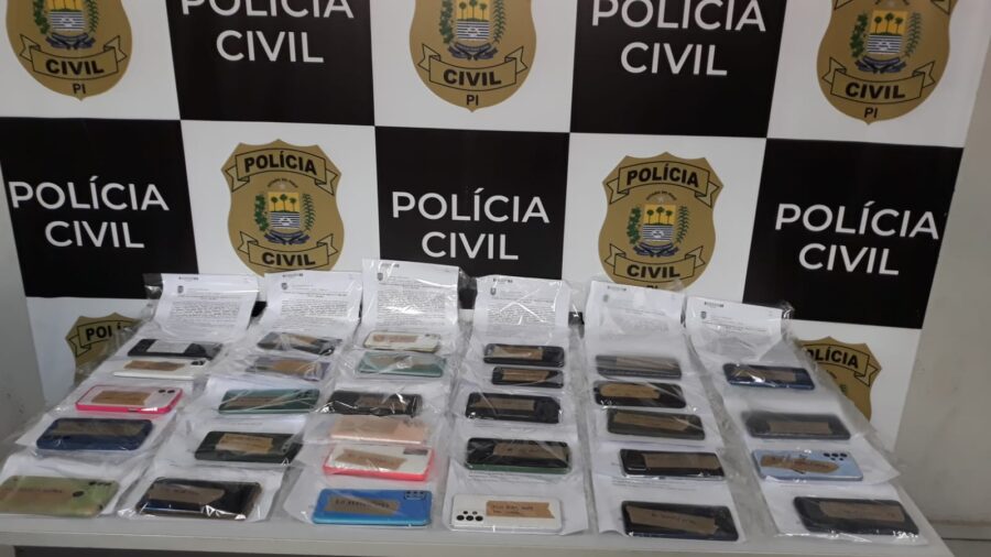 Segurança divulga nova lista para restituição de celulares roubados em Teresina
