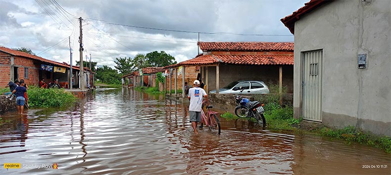 Ministério reconhece situação de emergência por alagamentos em dois municípios do Piauí