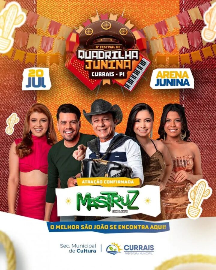 8º Festival de Quadrilhas Juninas de Currais promete ser o melhor de todos os tempos; confira a programação