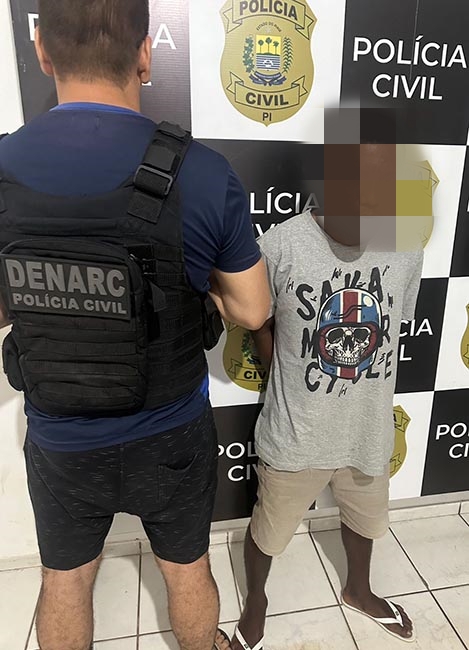 Penúltimo foragido da penitenciária de Bom Jesus é recapturado em Cristino Castro pelo Denarc