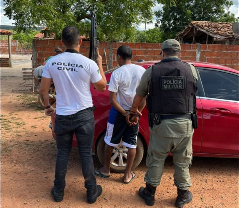 Crianças enterram-se em buraco para não serem mortas pelo pai no PI; homem foi preso