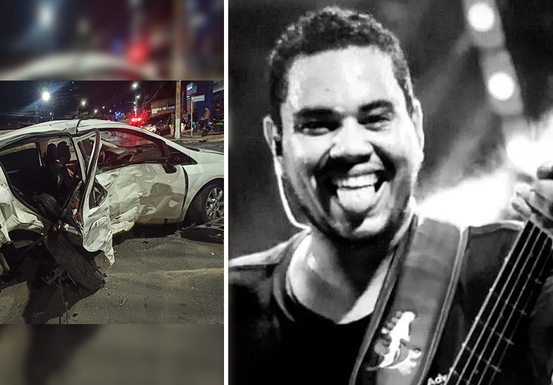 Vídeo mostra momento do acidente que matou músico em Teresina