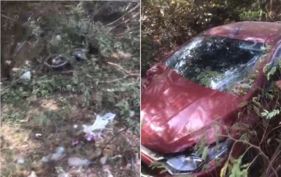Casal em motocicleta morre ao ser violentamente atingido por carro no Sul do Piauí