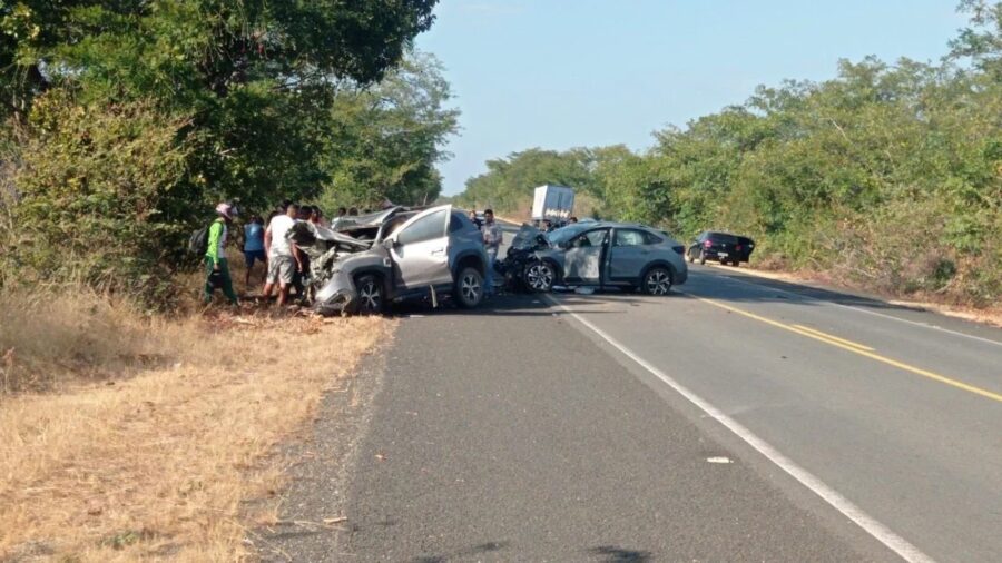 Acidente deixa uma pessoa morta; esposa e cunhada de candidato a prefeito de Amarante ficam feridas