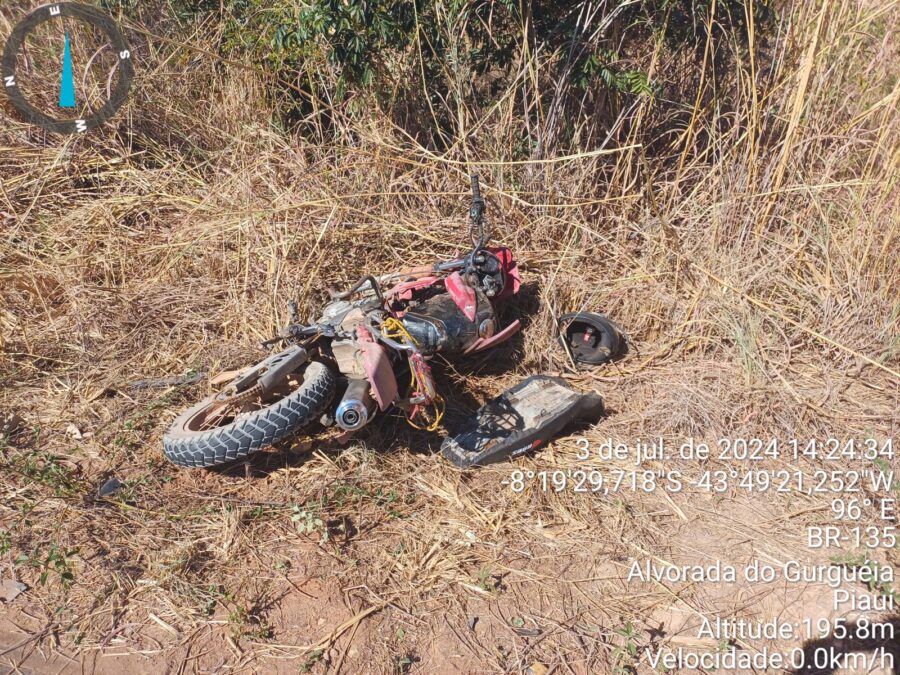 Idoso Morre em Colisão Frontal na BR-135 em Alvorada do Gurguéia