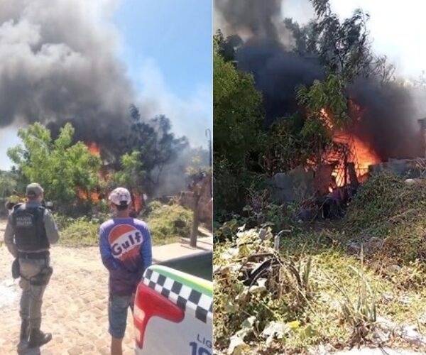 Portadora de deficiência morre carbonizada em incêndio em Alegrete do Piauí