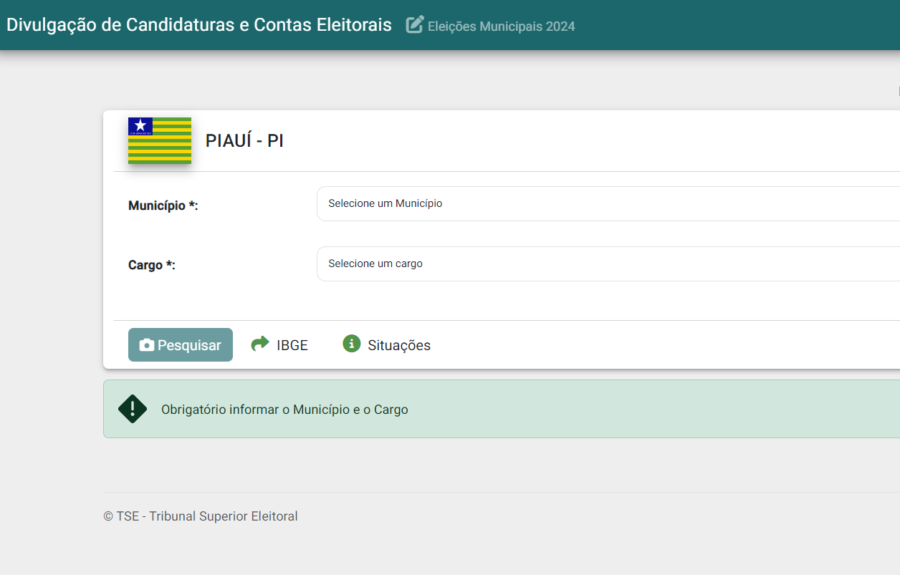 Piauí tem 11 cidades com apenas um candidato a prefeito; veja lista