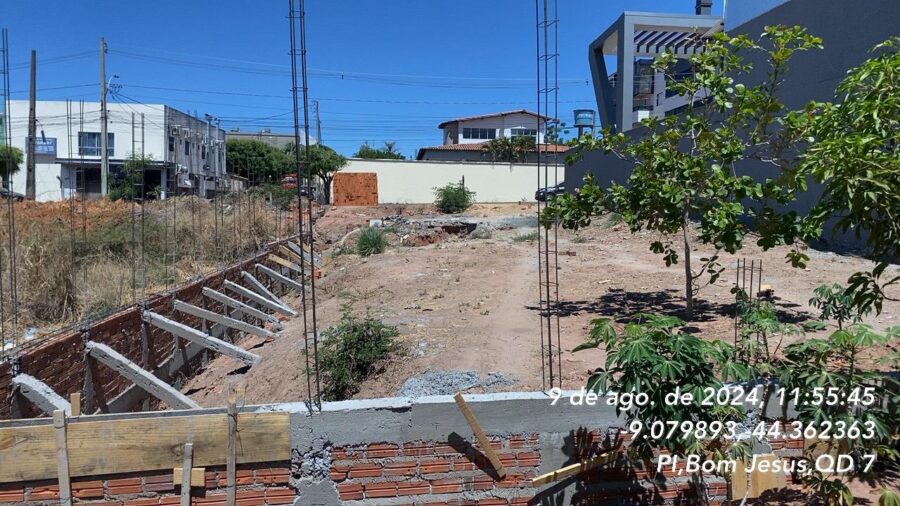 Polícia Militar interrompe construção irregular em área destinada a novo Batalhão em Bom Jesus (foto: Polícia Militar)