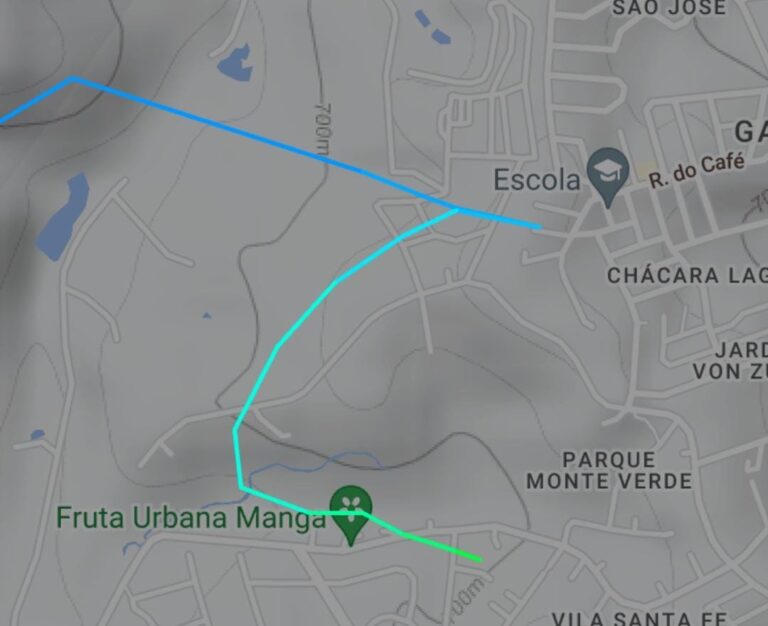 Avião cai em condomínio em São Paulo (Foto: Reprodução/Flightradar)