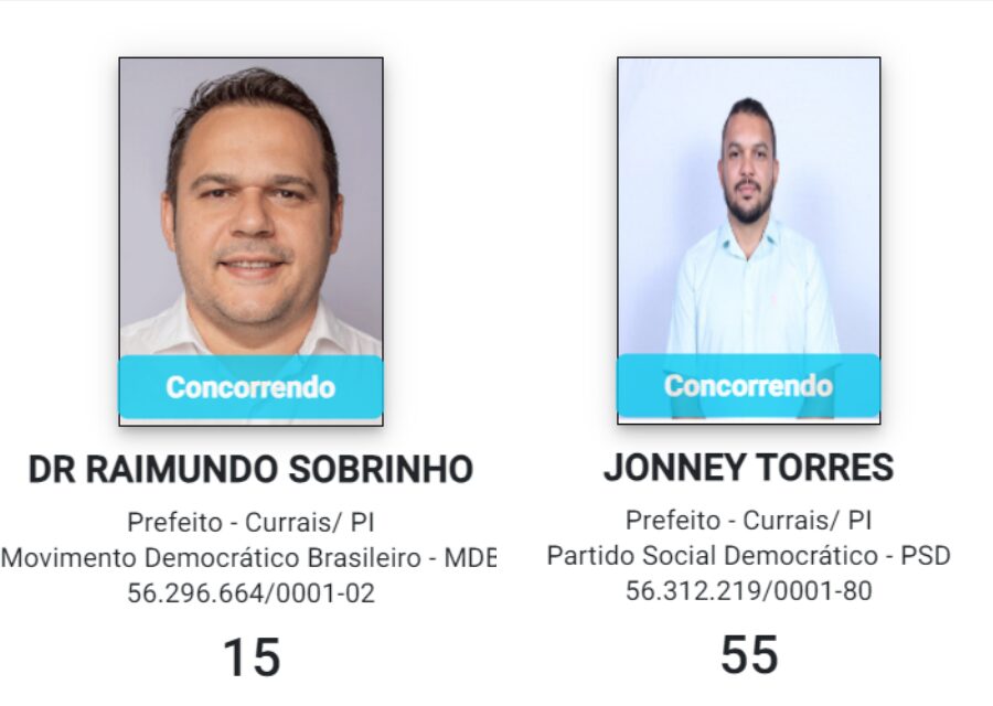 Raimundo Sobrinho e Jonney Torres registram candidaturas a prefeito de Currais