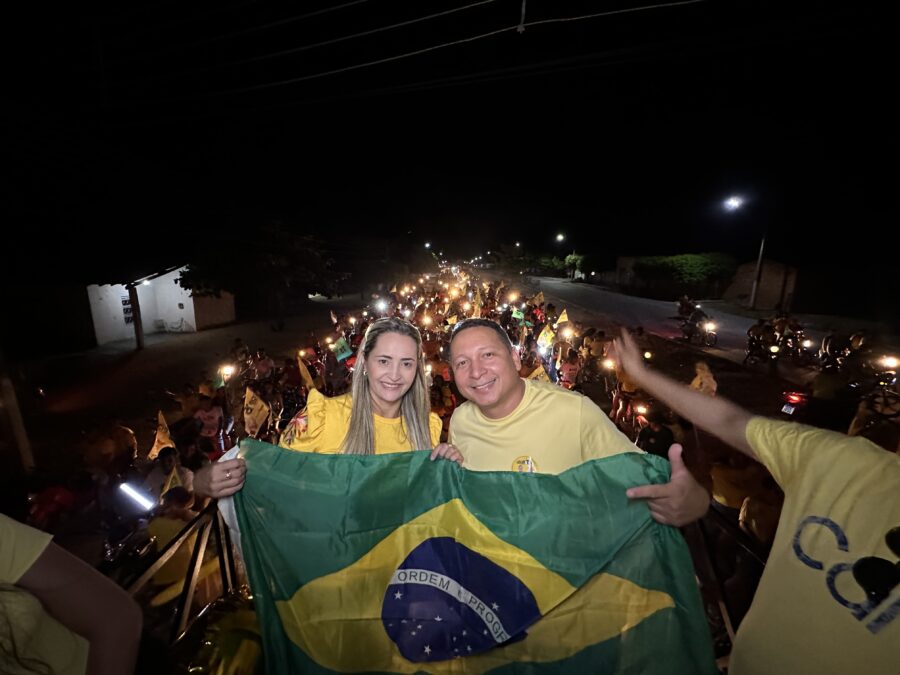 Lécio Gustavo realiza grande carreata e comício em Alvorada do Gurgueia