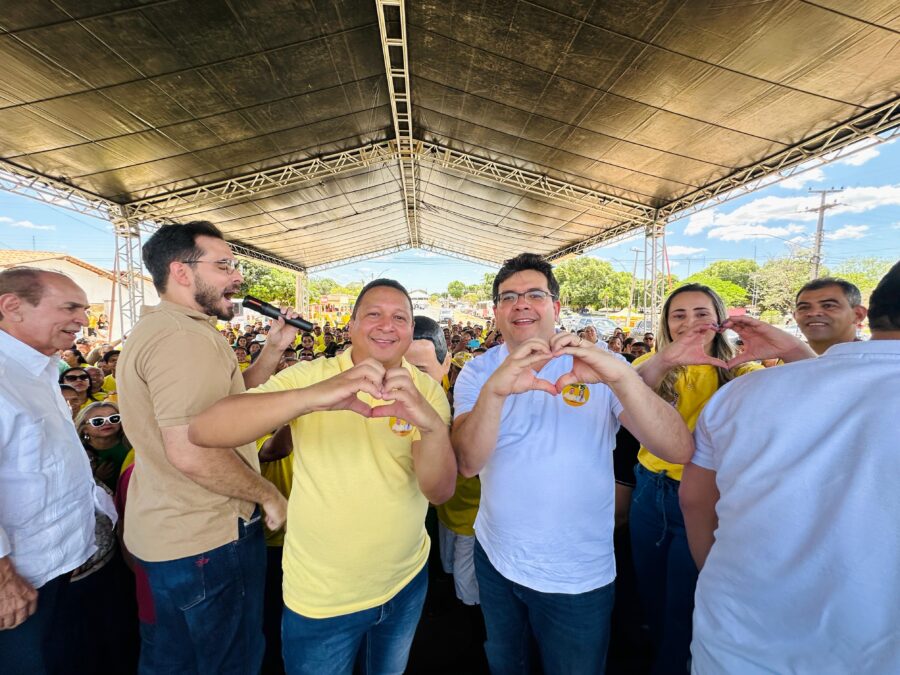 Governador Rafael Fonteles visita o Extremo Sul do Piauí e reforça apoio a camapanha de Lécio Gustavo (Foto: reprodução)