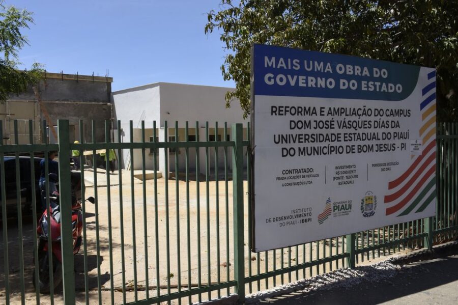 Reforma do Campus da Uespi de Bom Jesus recebe investimentos de R$ 3,5 milhões e deve ser entregue em novembro