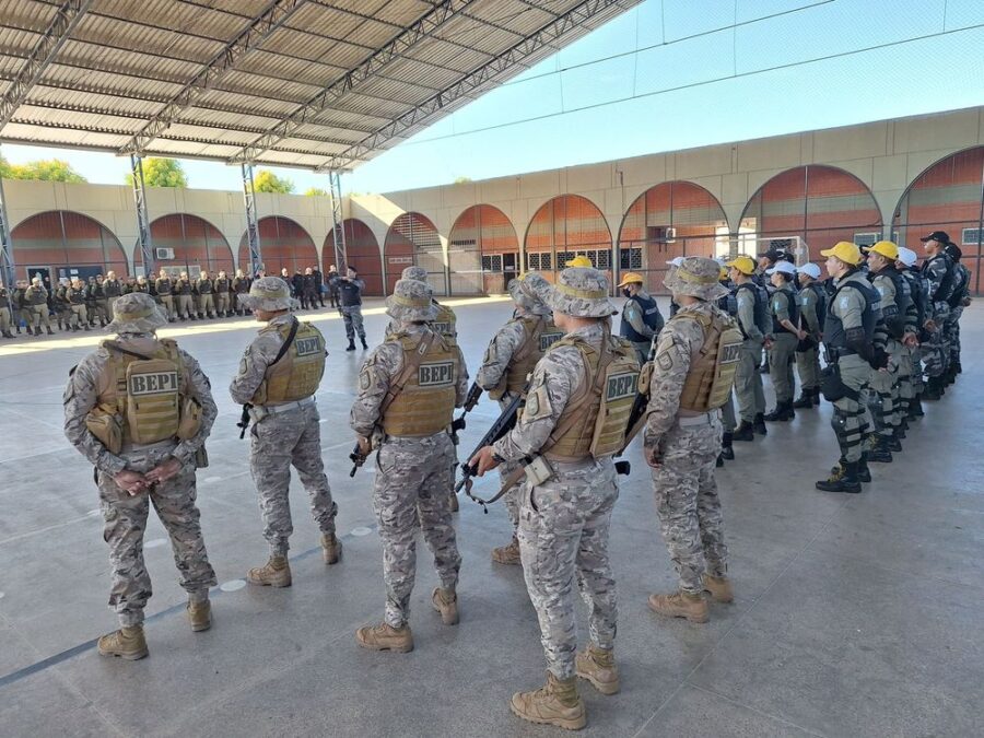 Mais de 6.500 policiais militares irão reforçar a segurança nos 224 municípios do Piauí nas eleições deste ano