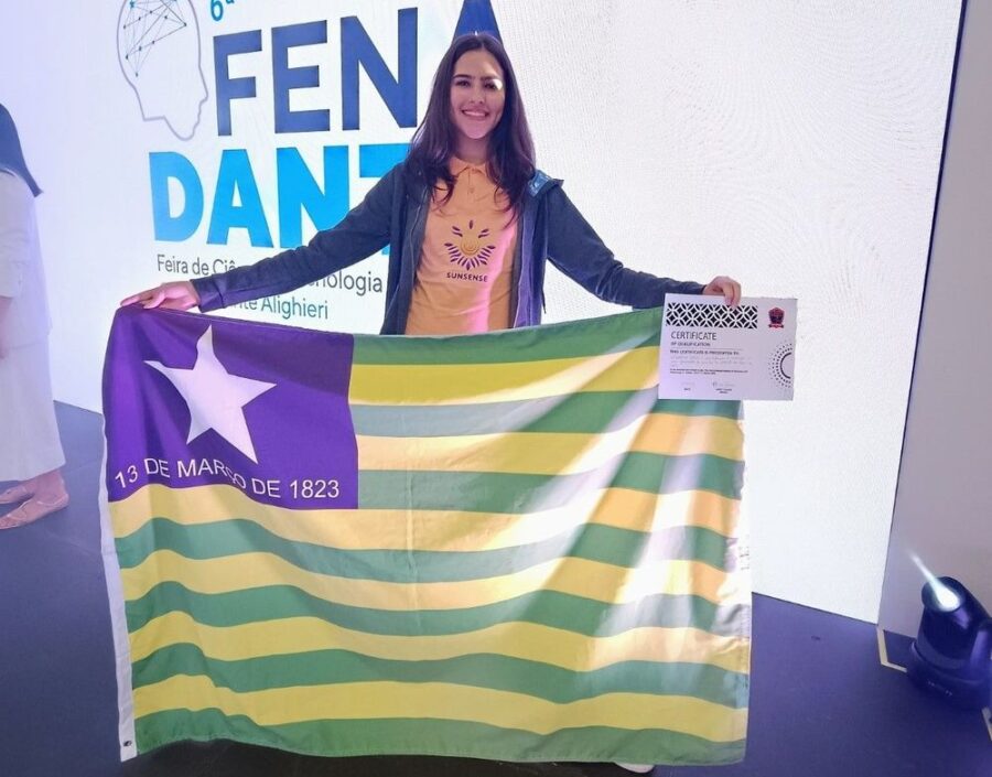 Jovem do Piauí criadora de dispositivo que mede radiação solar concorre a vários prêmios nacionais
