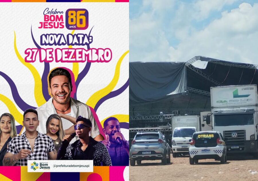 Festa de Aniversário de Bom Jesus com Wesley Safadão e Moleca 100 Vergonha é remarcada para sexta-feira (27)