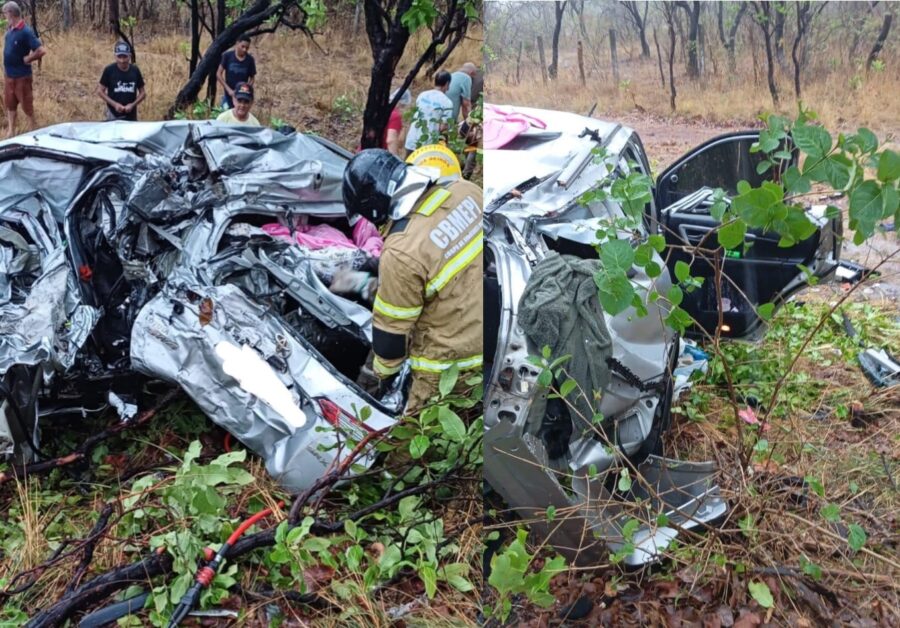 Mãe e bebê de 2 anos morrem em colisão entre carro e caminhão no Piauí