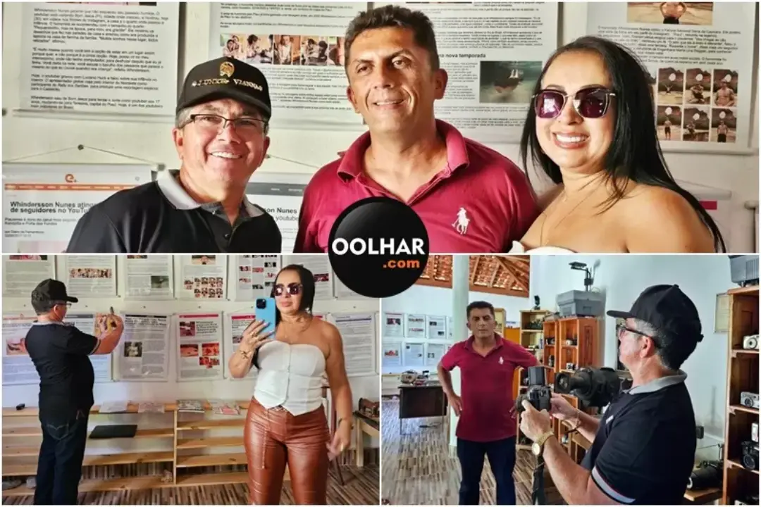 Chico Museu recebeu a visita dos pais do humorista piauiense Whindersson Nunes