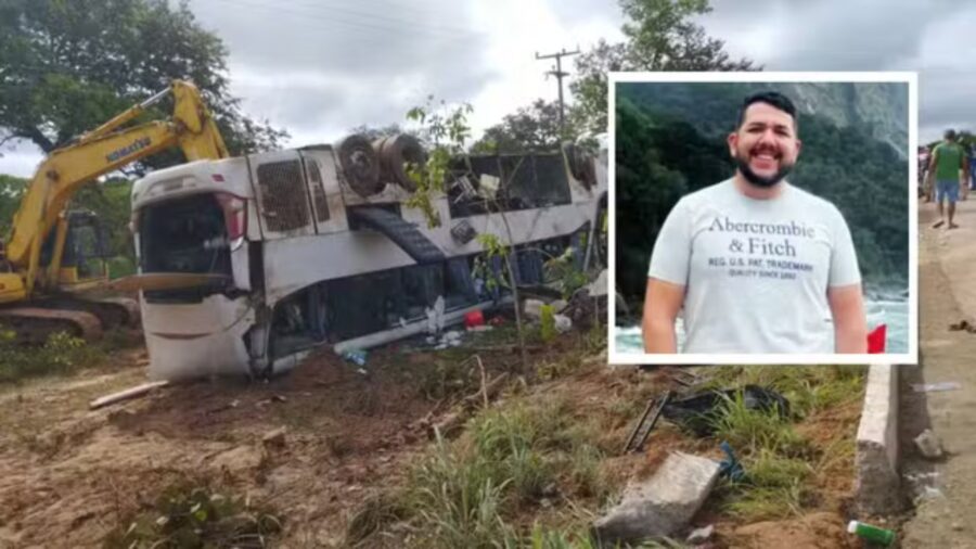 Motorista que morreu em acidente de ônibus na BR-135 estava dormindo no bagageiro