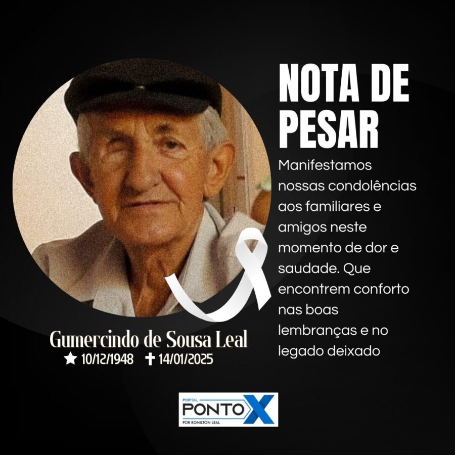 Morre Ex-Vereador Gumercindo de Sousa Leal aos 76 Anos em Palmeira do Piauí