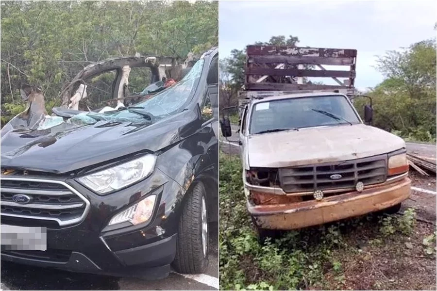Colisão entre carro e caminhão deixa duas mulheres mortas no Sul do Piauí