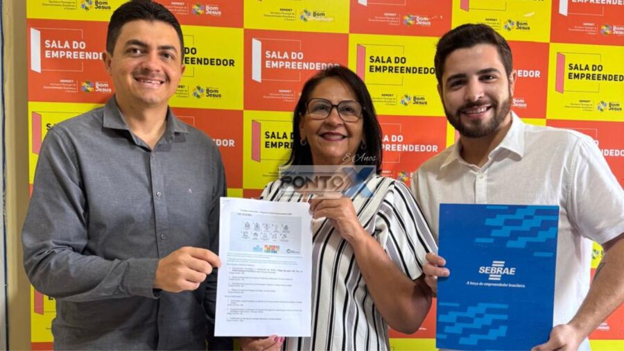Bom Jesus é incluído no programa Cidade Empreendedora e recebe visita do Sebrae
