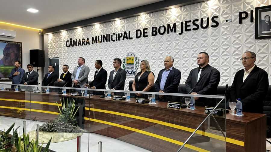 Câmara Municipal de Bom Jesus abre Ano Legislativo com homenagem e mensagem do Executivo