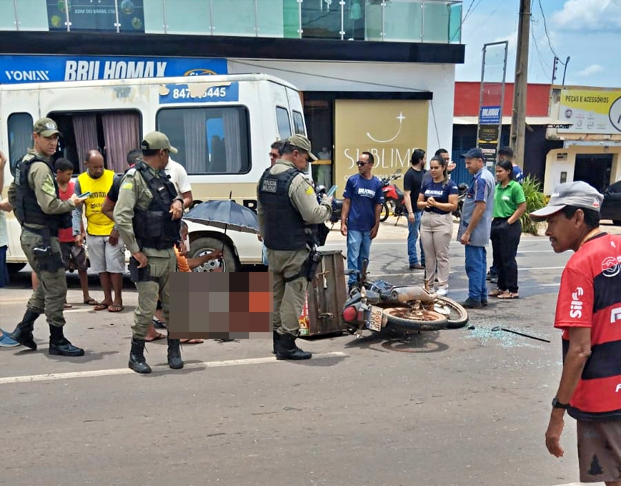 Mais um grave acidente na BR-135 em Bom Jesus deixa motociclista gravemente ferido