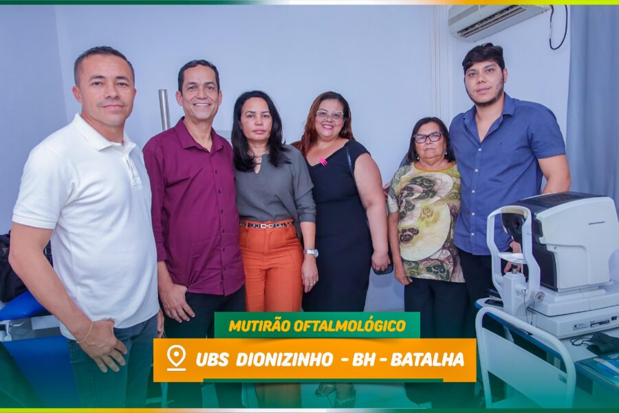 Prefeitura de Avelino Lopes leva mutirão de exames oftalmológicos à população