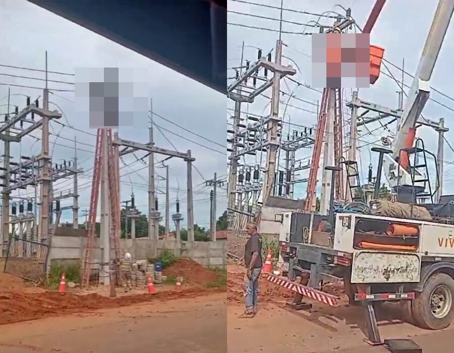URGENTE: quatro funcionários sofrem descarga elétrica em subestação de Gilbués, Sul do Piauí
