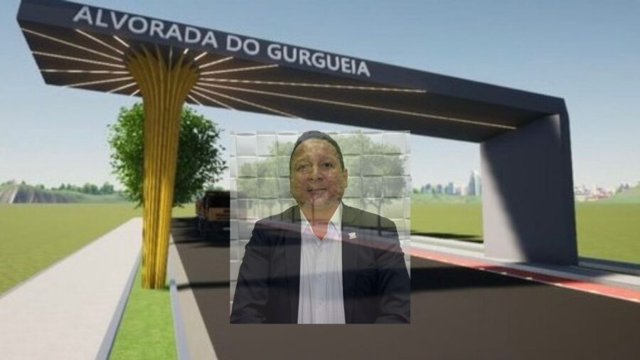 Prefeito de Alvorada do Gurguéia anuncia construção de portal e calçadão de 2 km