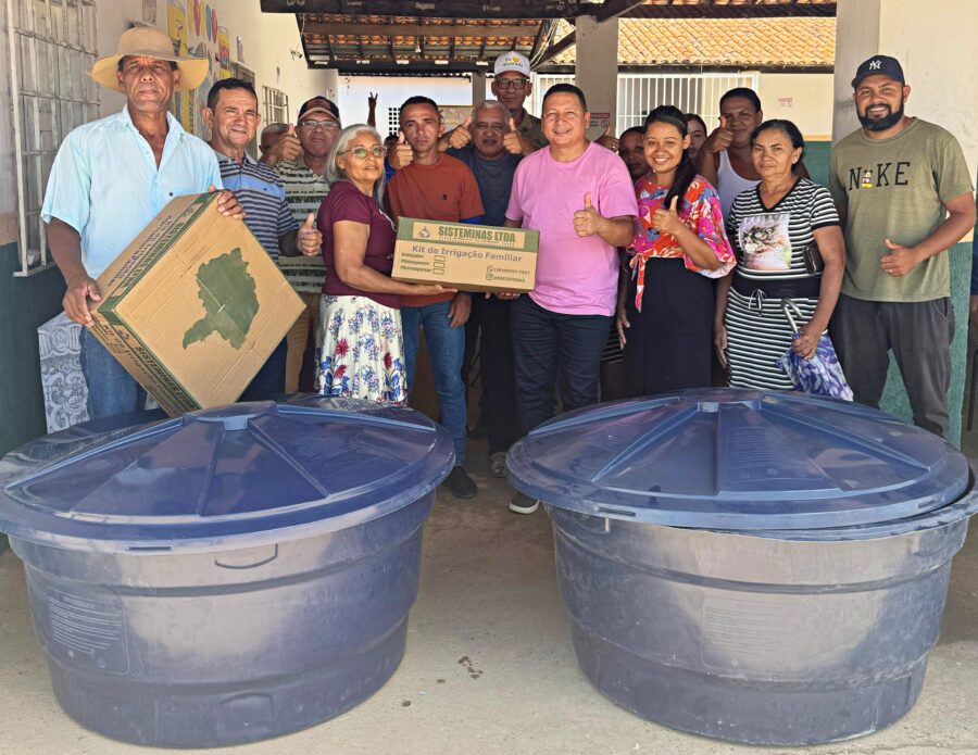 Prefeitura de Alvorada do Gurgueia fortalece a agricultura familiar com entrega de kits de irrigação
