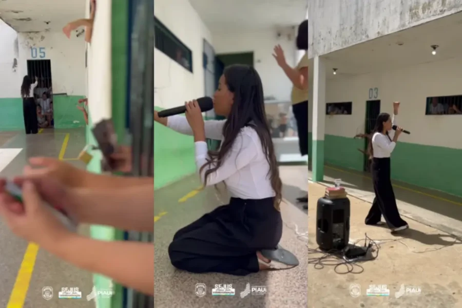 Ex-Absoluta, Stefhany Sousa realiza ação de evangelização na Penitenciária Feminina de Teresina; (VÍDEO)