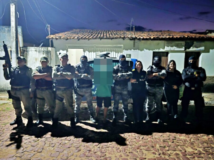Ação Integrada resulta na prisão de foragido por homicídio em Palmeira do Piauí